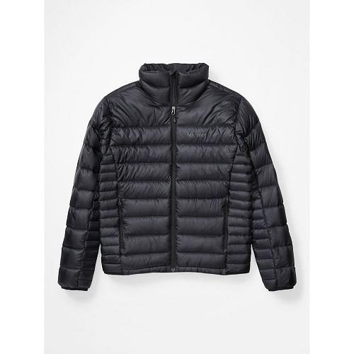 Marmot Hype Jackets - Mens Down Jacket Black CA8625794 Canada